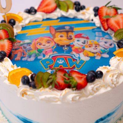 Detská narodeninová torta Paw Patrol