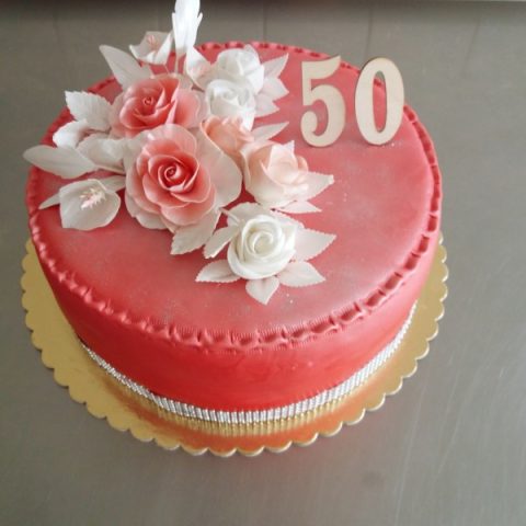 Narodeninová torta k 50tke